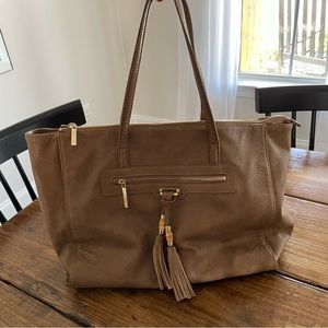 Olivia + Joy Brown Tote Bag